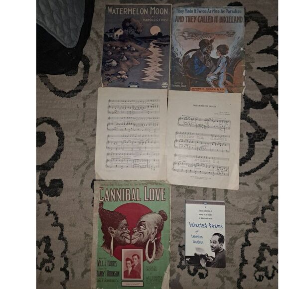 Black History VINTAGE Frameable Sheet Music Magazines Posters Original Rare 1916